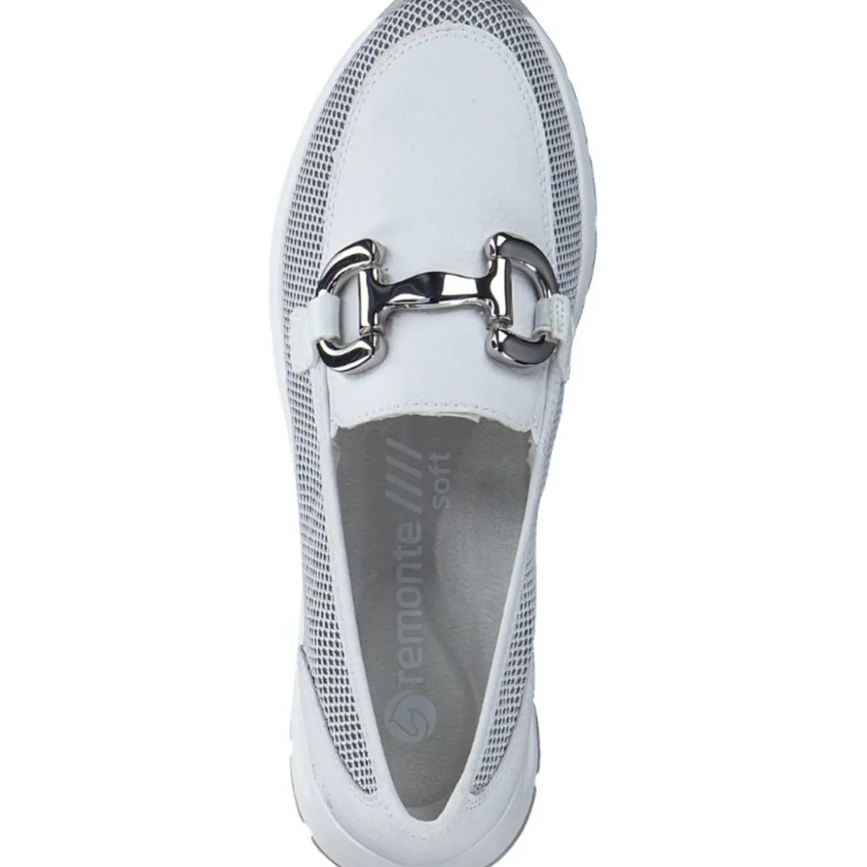 Remonte D2G02, Slipper, Damen, weiss-nautic/weiss/offwhite