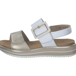 Remonte D1J53, Keilsandaletten, Damen, muschel/weiss