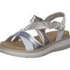 Remonte D2K53, Keilsandaletten, Damen, weiss/argento/lightbrass/paleg