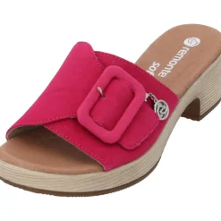Remonte D0N56, Plateau-Pantoletten, Damen, fuchsia