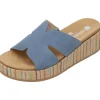Remonte D1N55, Plateau-Pantoletten, Damen, jeans
