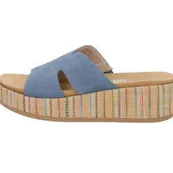 Remonte D1N55, Plateau-Pantoletten, Damen, jeans