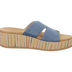 Remonte D1N55, Plateau-Pantoletten, Damen, jeans