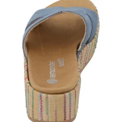 Remonte D1N55, Plateau-Pantoletten, Damen, jeans