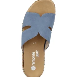 Remonte D1N55, Plateau-Pantoletten, Damen, jeans