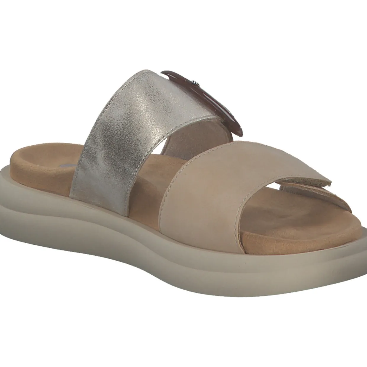 Remonte D2N51, Plateau-Pantoletten, Damen, tan/muschel