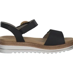 Remonte D0Q52, Keilsandaletten, Damen, Schwarz