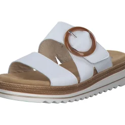 Remonte D0Q51, Plateau-Pantoletten, Damen, Weiß