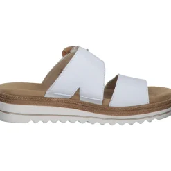 Remonte D0Q51, Plateau-Pantoletten, Damen, Weiß