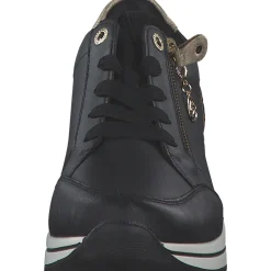 Remonte D0T03, Schnürschuhe, Damen, Schwarz