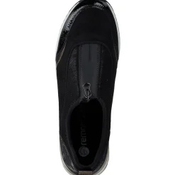 Remonte D0T08-02, Slip-On-Sneaker, Damen, black/schwarz/bronze/schwarz/g