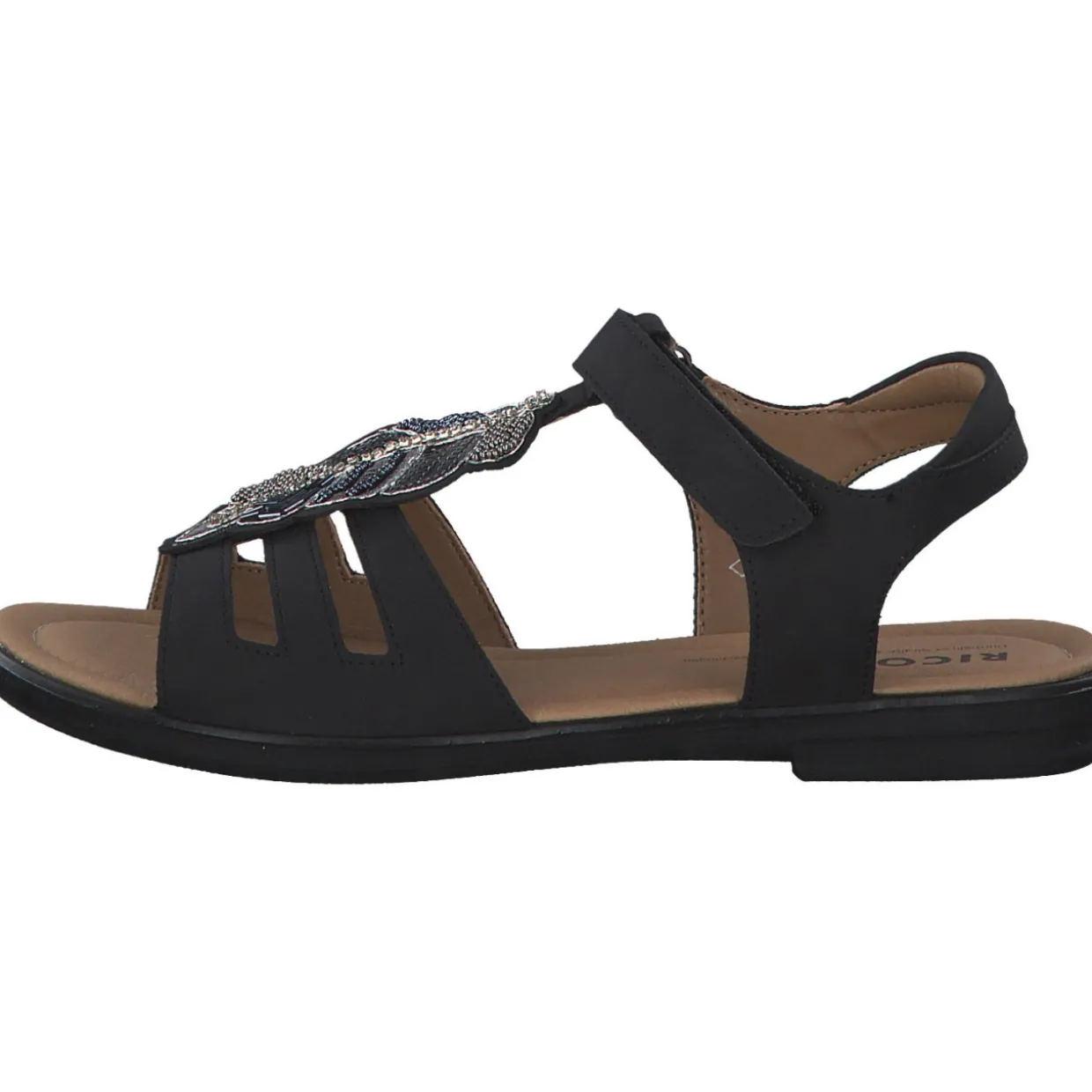 Ricosta Amelie 7001402, Sandaletten, Kinder, Schwarz