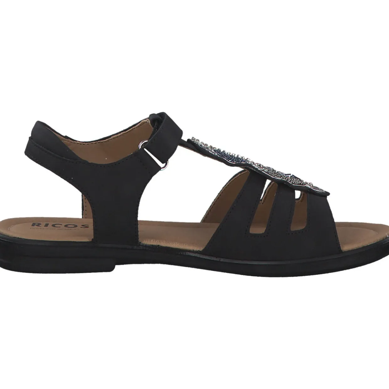 Ricosta Amelie 7001402, Sandaletten, Kinder, Schwarz