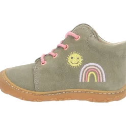 Ricosta Mecki 1203202, Lauflernschuhe, Kinder, eukalyptus/Regenbogen