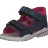 Ricosta Titu 50 3201702, Lauflernschuhe, Kinder, nautic/pink