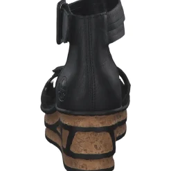 Rieker 68194, Keilsandaletten, Damen, schwarz