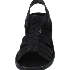 Rieker 60809, Keilsandaletten, Damen, Schwarz