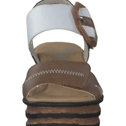 Rieker 68176, Keilsandaletten, Damen, Braun