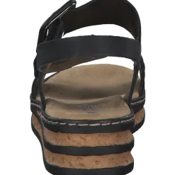 Rieker 62950, Keilsandaletten, Damen, Schwarz