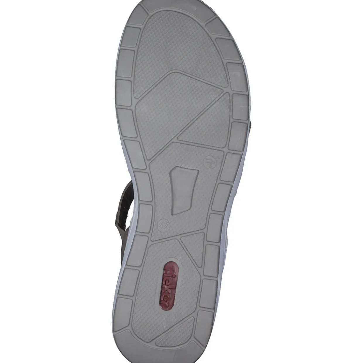 Rieker 64301, Keilsandaletten, Damen, seal/rose-metallic