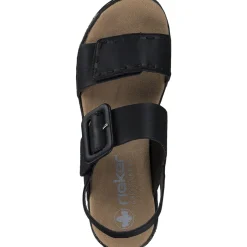 Rieker 62950, Keilsandaletten, Damen, Schwarz