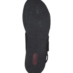 Rieker 62950, Keilsandaletten, Damen, Schwarz