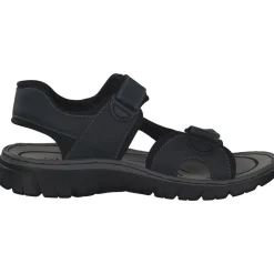 Rieker 26761, Outdoorsandalen, Herren, navy/schwarz/schwarz