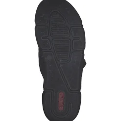 Rieker 68990, Pantoletten & Badeschuhe, Damen, Schwarz