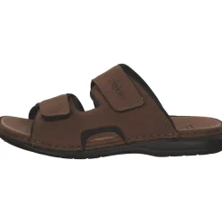Rieker 25559, Pantoletten, Herren, Braun (Marrone/Schwarz)