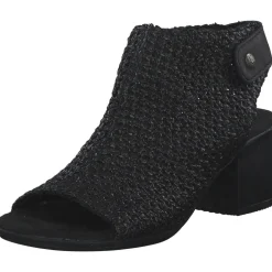 Rieker 64670, Plateau-Sandaletten, Damen, Schwarz