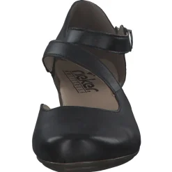 Rieker 41780, Pumps, Damen, schwarz/schwarz