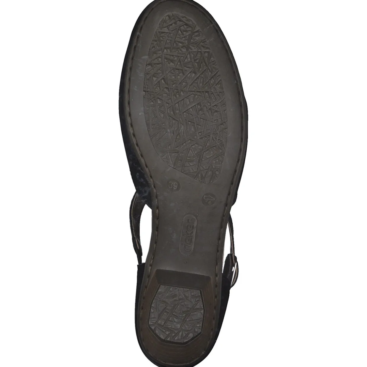 Rieker 41780, Pumps, Damen, schwarz/schwarz