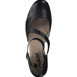 Rieker 41780, Pumps, Damen, schwarz/schwarz