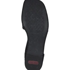 Rieker 62662, Sandaletten, Damen, schwarz/schwarz
