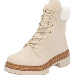 Rieker 75630, Schnürstiefel, Damen, Beige