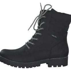 Rieker 78520, Schnürstiefel, Damen, schwarz/schwarz