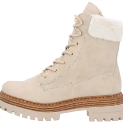 Rieker 75630, Schnürstiefel, Damen, Beige