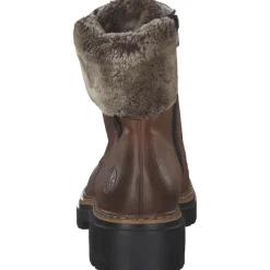 Rieker 72608, Schnürstiefel, Damen, muskat/havanna/setter