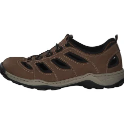 Rieker 08065, Sportliche Slipper, Herren, Braun
