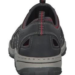 Rieker 08065, Sportliche Slipper, Herren, blei/rauch/grau