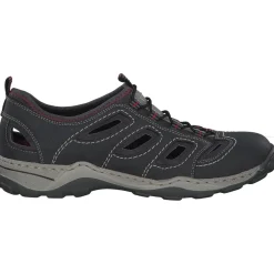 Rieker 08065, Sportliche Slipper, Herren, blei/rauch/grau