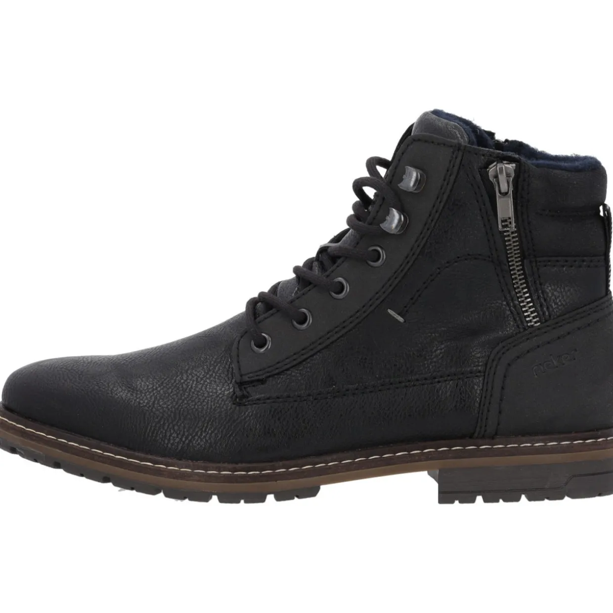 Rieker 13742, Stiefel, Herren, schwarz/schwarz/schwarz