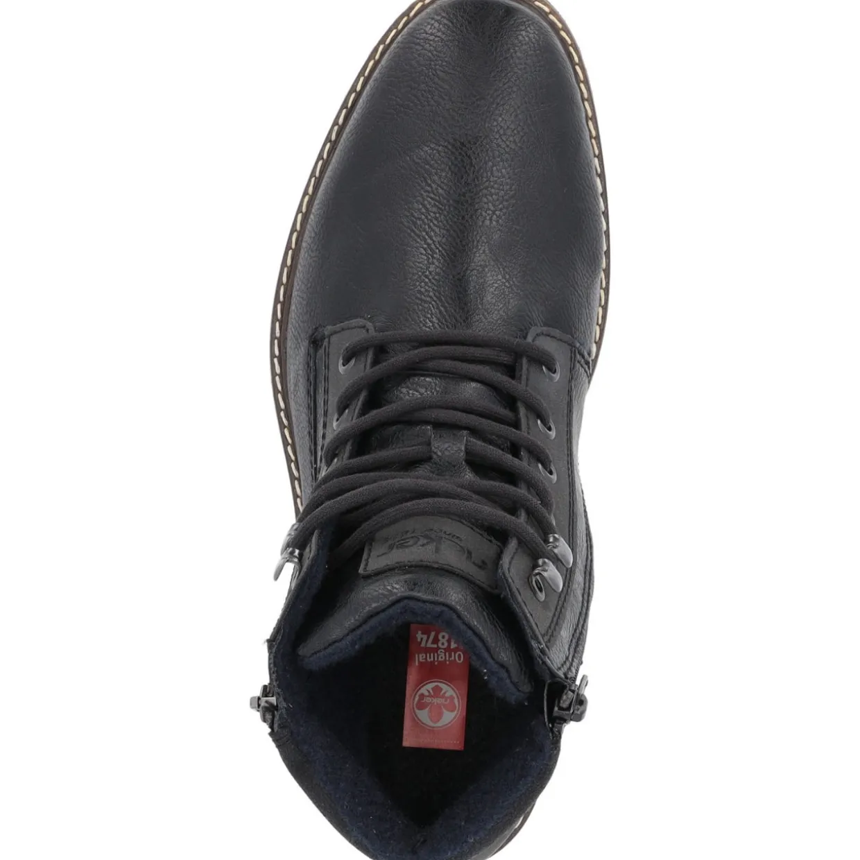 Rieker 13742, Stiefel, Herren, schwarz/schwarz/schwarz