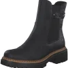 Rieker 72690, Stiefeletten, Damen, schwarz/schwarz/schwarz