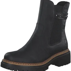 Rieker 72690, Stiefeletten, Damen, schwarz/schwarz/schwarz