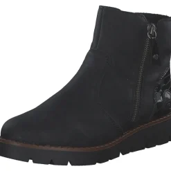 Rieker 44950-00, Stiefeletten, Damen, schwarz/black/schwarz
