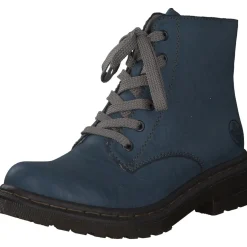 Rieker 78240, Stiefeletten, Damen, Blau