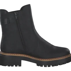 Rieker 72690, Stiefeletten, Damen, schwarz/schwarz/schwarz