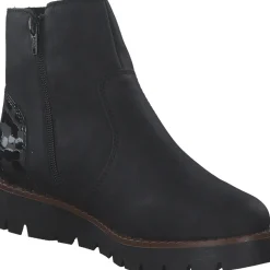Rieker 44950-00, Stiefeletten, Damen, schwarz/black/schwarz