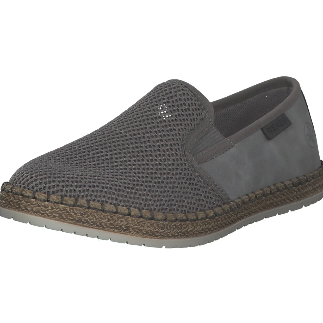 Rieker B5265, Slipper, Herren, Grau